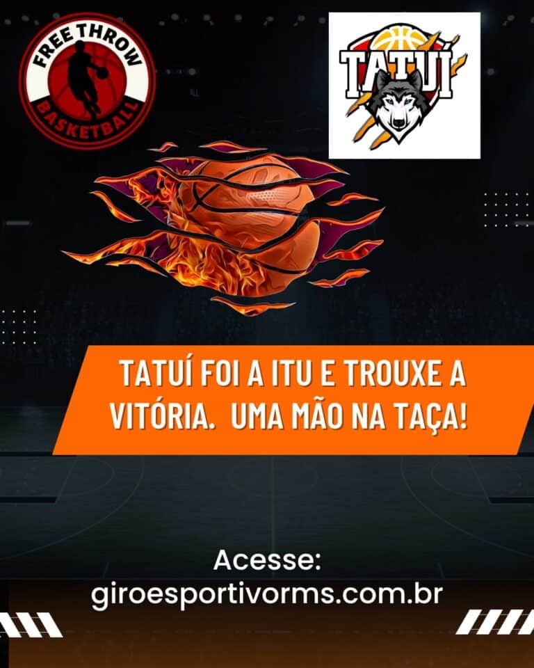 A IMAGEM MOSTRA UMA BOLA DE BASQUETE OEGANDO FOGO DEMONSTRANDO A FORÇA DO BASQUETE DE TATUÍ