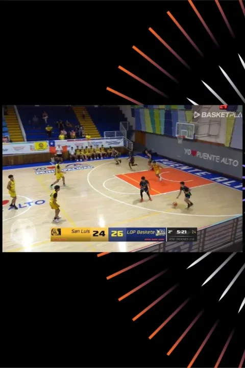 Lance do jogo de basquete LDP X San Luis