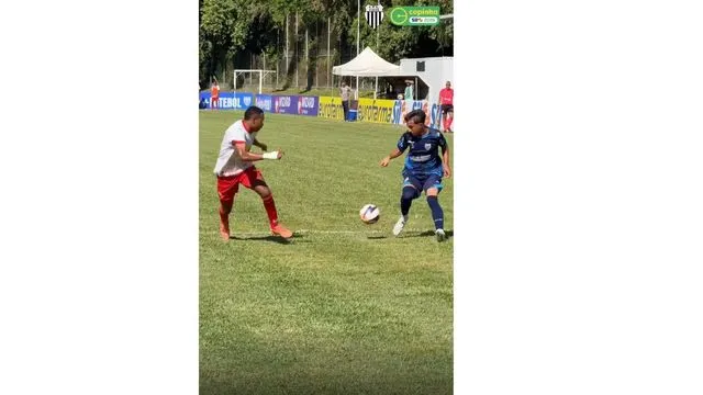 Comercial Tietê x Red Bull Bragantino . Jogada do Comercial.
