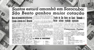 Matéria do jornal cruzeiro do Sul anterior ao dia do jogo.