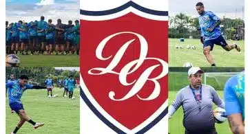 Treino do Desportivo Brasil