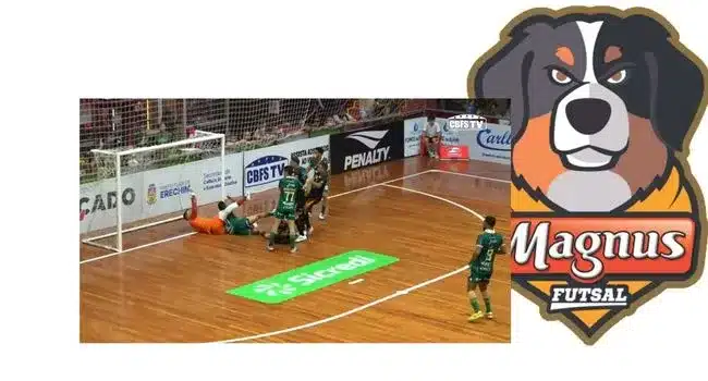 Gol do Magnus Futsal contra o Atlético-PI