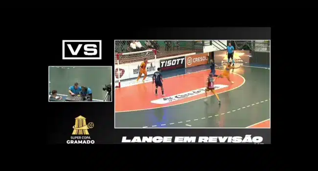 Pênalti marcado entre Minas x Magnus