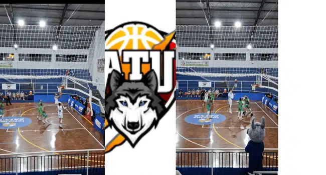 Cestas do Basquete Tatuí contra Joaçaba.